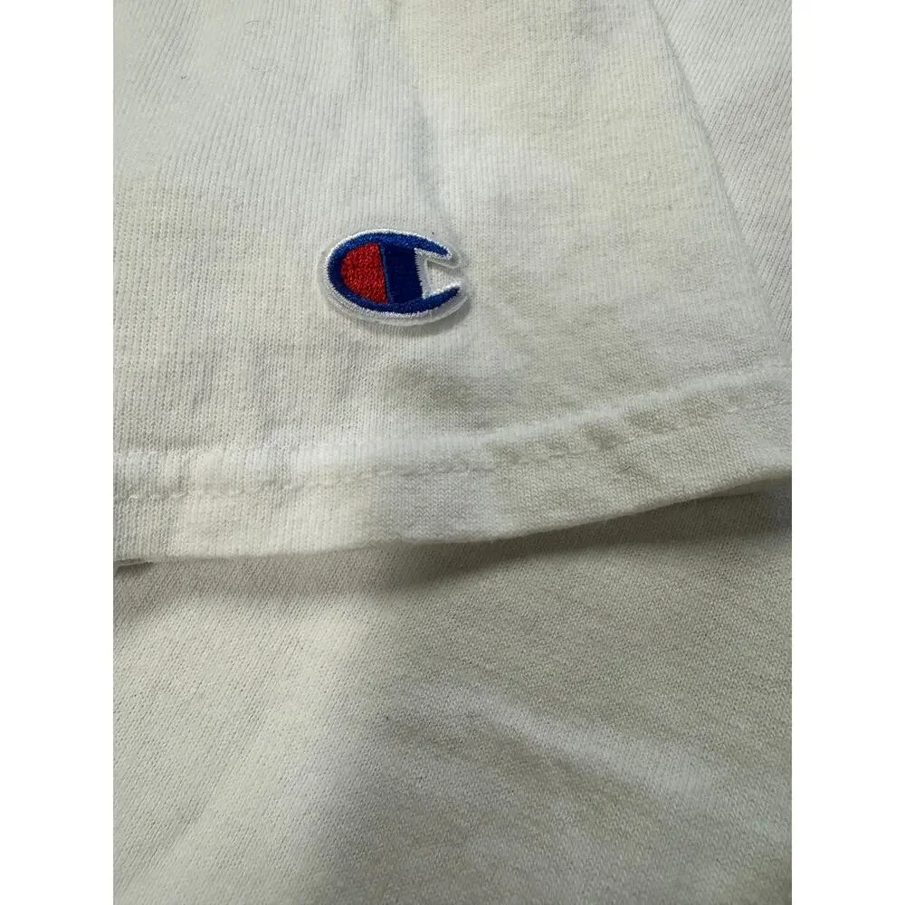 Vintage Champion Basketball Snowman Graphic Tee Men’s Large Y2K Shirt - Picture 4 of 4